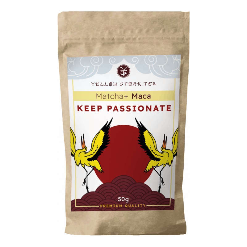 Zelený čAj Yellow Stork Matcha+ Maca 50g