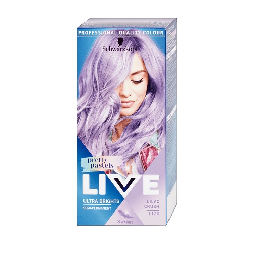 Live Ultra Brights Pretty Pastels Vlasy Farbivo Až Na 8 Umytí L120 Lilac Crush