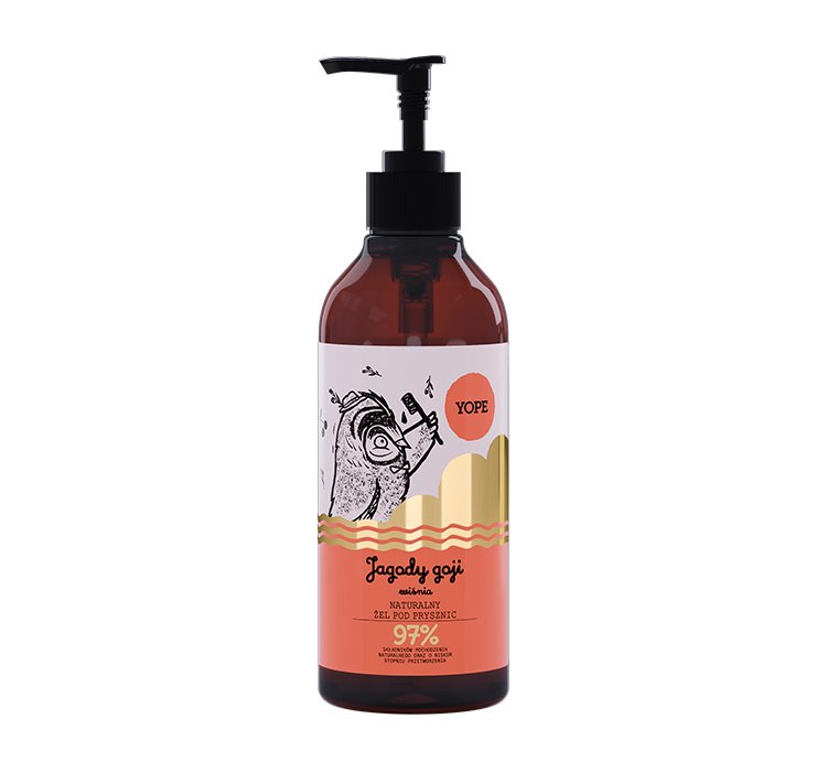 Prírodný Sprchový Gél Goji Berry A čErešňa 400 Ml