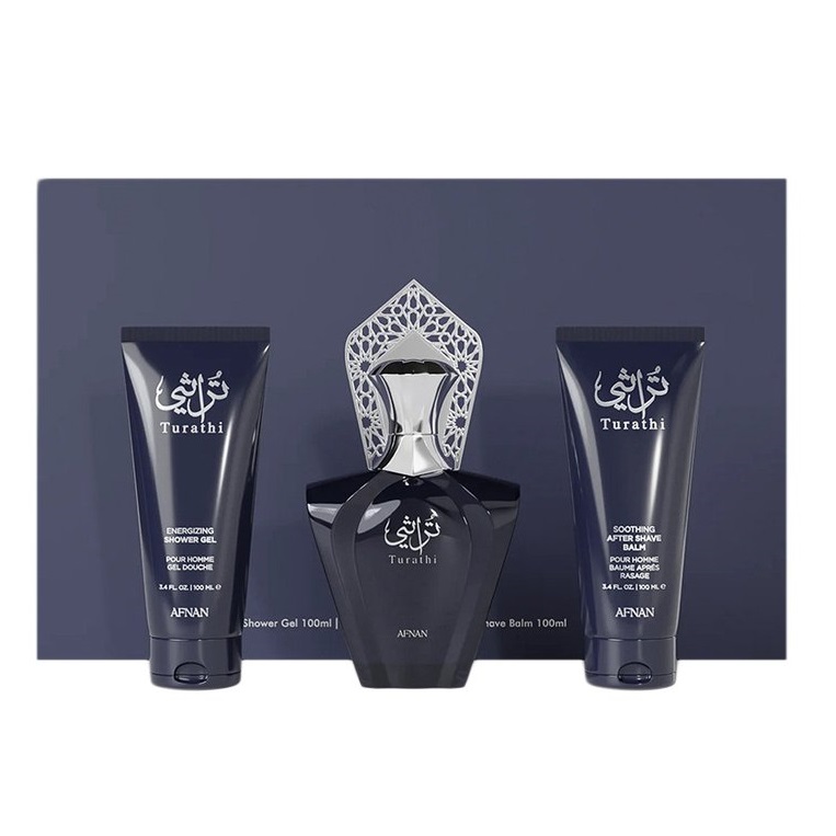 Turathi Blue Pour Homme Sada Parfumovaná Voda V Spreji 90ml + Sprchový Gél 100ml + Balz…