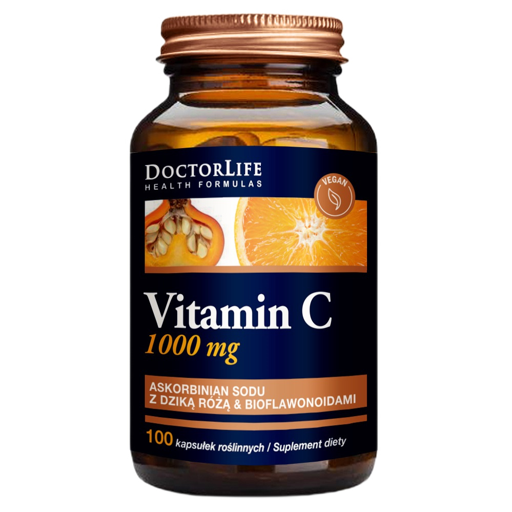 Vitamin C Buffered Vitamin C 1000mg Doplnok Stravy Wild Rose Amp; Bioflavonoid 100 Kapsúl
