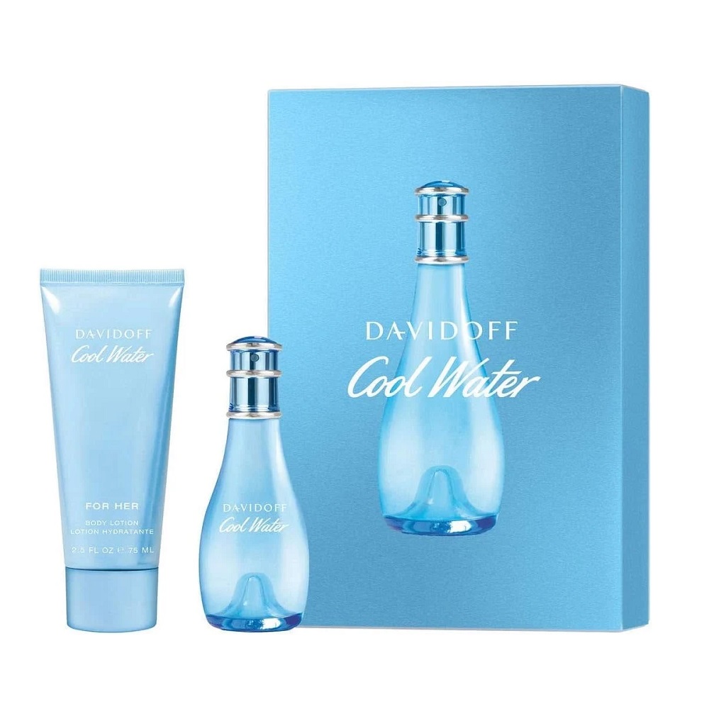 Cool Water Woman Set Toaletná Voda V Spreji 30ml + Telové Mlieko 75ml