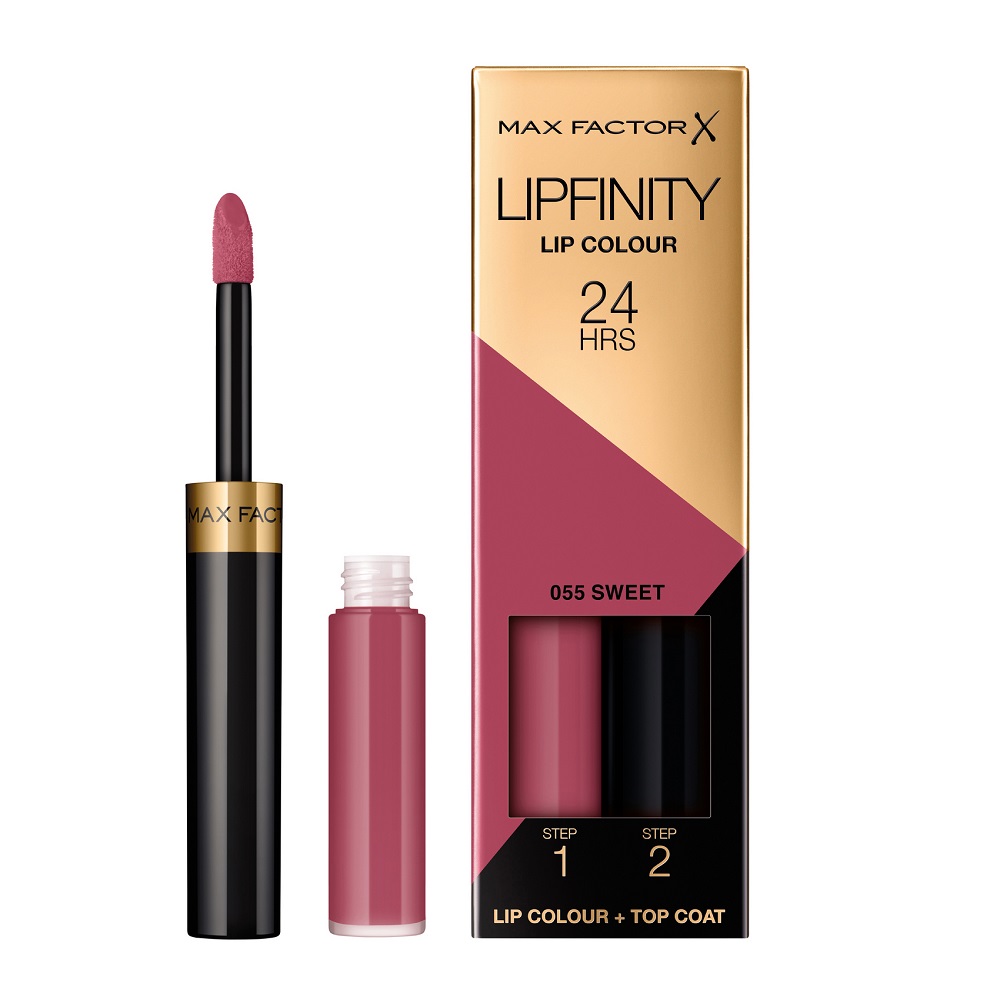 Lipfinity Lip Colour Dvojfázový Tekutý Rúž S Dlhotrvajúcim účInkom 55 Sladká