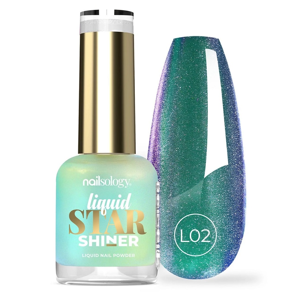 Nailsology Liquid Star Shiner Tekutý Prach L02 Lacerta 8 Ml