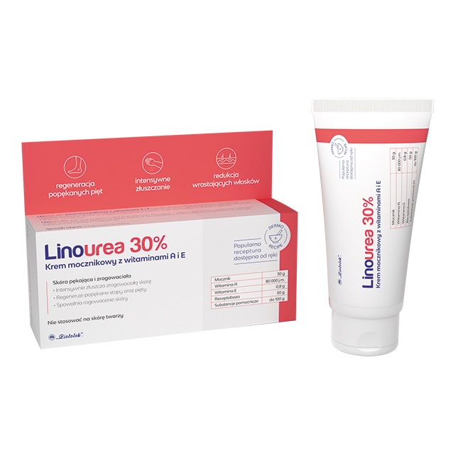 Linourea 30% Močovinový Krém S Vitamínmi A A E 50g
