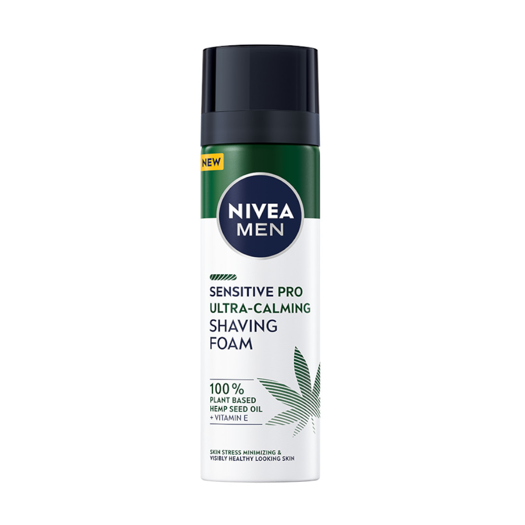 Pena Na Holenie Pre Mužov Sensitive Pro Ultra-Calming S Konopným Olejom 200 Ml