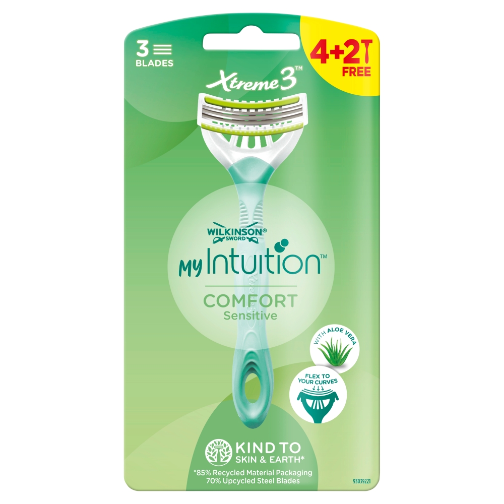 My Intuition Xtreme3 Comfort Sensitive Jednorazové Holiace Strojčeky Pre žEny 6ks
