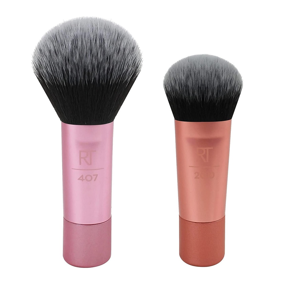 Mini Brush Duo Sada šTetcov Na Líčenie Tváre, 2 Ks