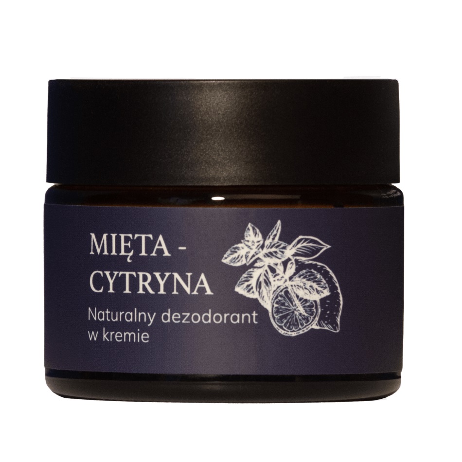 Mäta-citrón Prírodný Dezodorant Krém 50ml