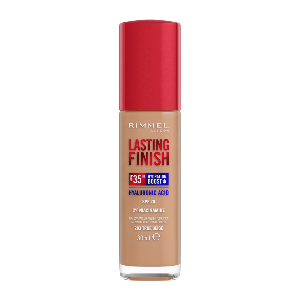 Lasting Finish 35H Vysoko Hydratačný A Dlhotrvajúci Podkladový Krém Na Tvár S SPF20 203 True Beige 30ml