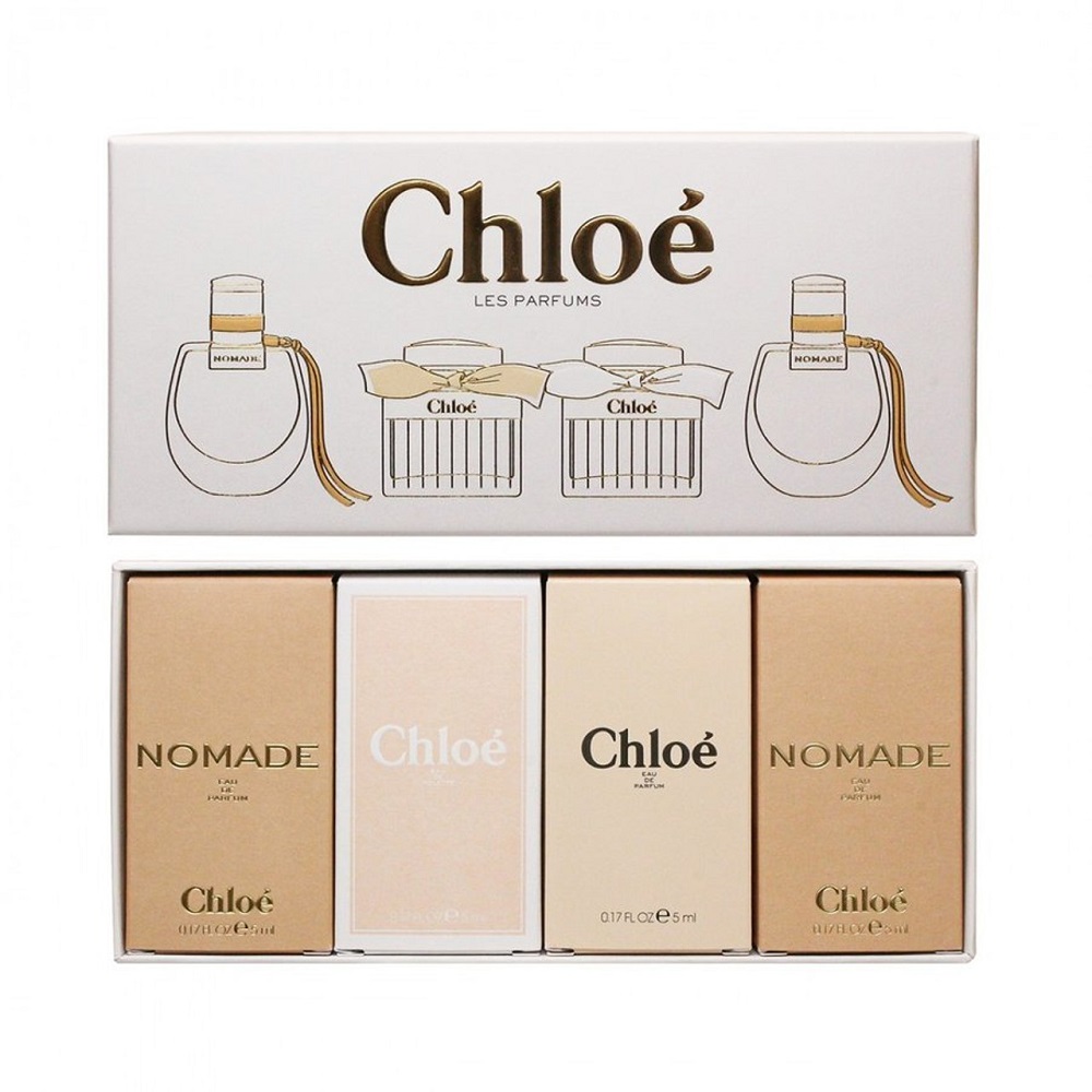 Les Parfums Sada Nomade Toaletná Voda 5 Ml + Rose Tangerine Toaletná Voda 5 Ml + Chloe Parfémovaná Voda 5 Ml + Nomade Parfémovaná Voda 5 Ml