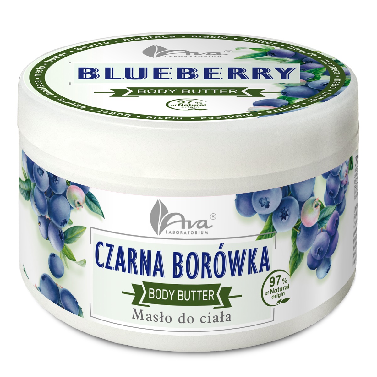 Ava Laboratory, Telové Maslo Blackberry 250g