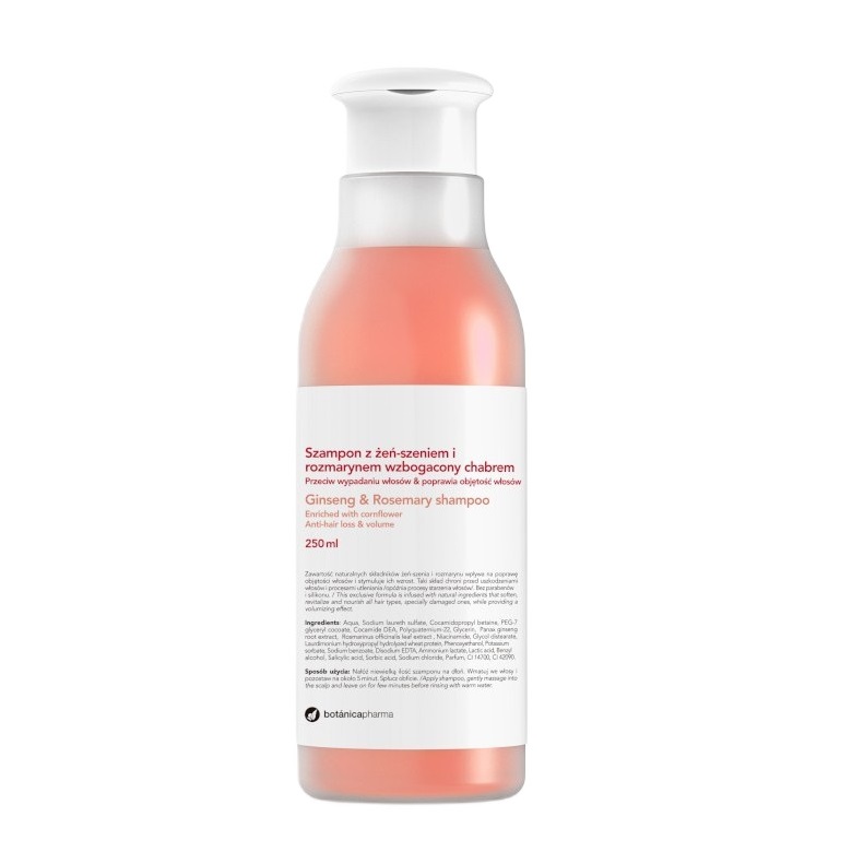 ŠAmpón Proti Vypadávaniu Vlasov So žEnšenom A Rozmarínom 250ml
