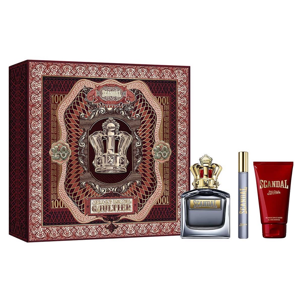 Scandal Pour Homme Set Toaletná Voda V Spreji 100ml + Toaletná Voda V Spreji 10ml + Sprchový Gél 75ml