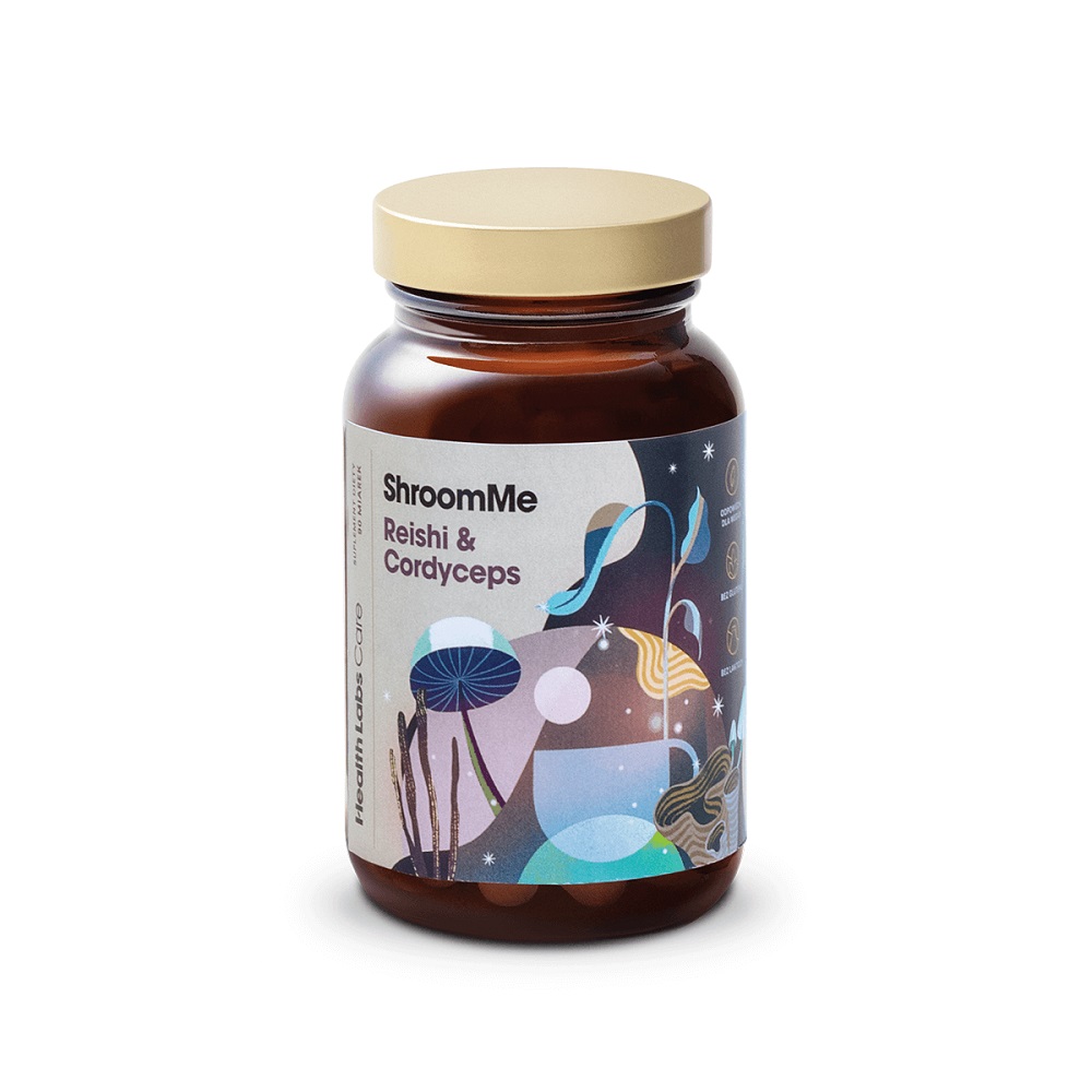 ShroomMe Reishi Cordyceps Doplnok Stravy 90 Porcií