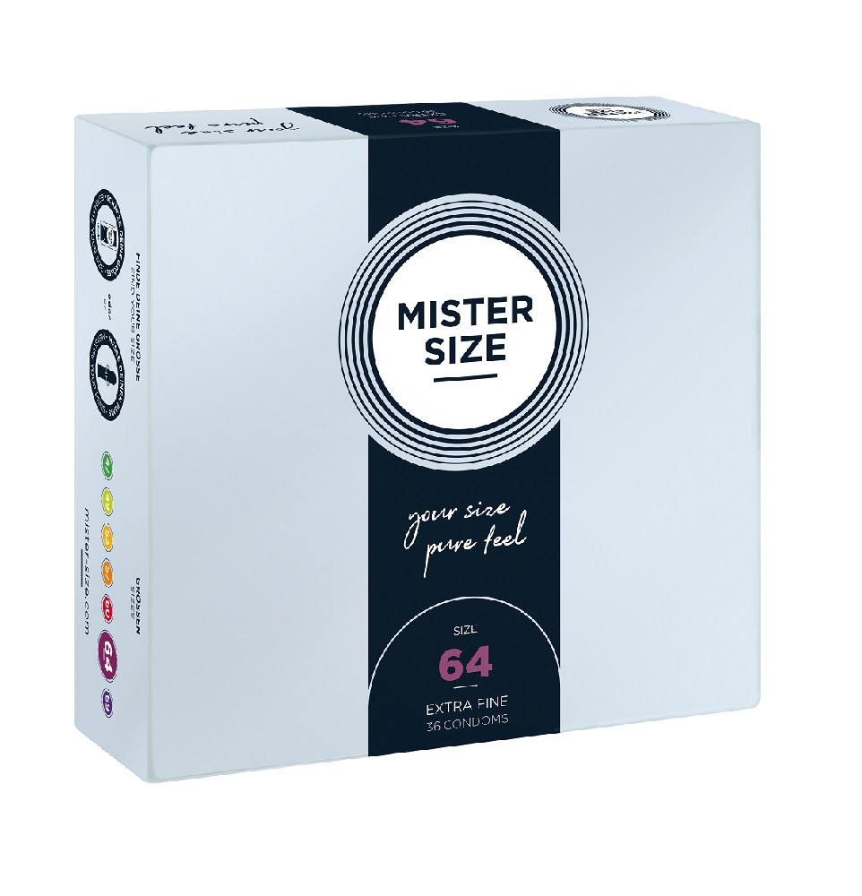 Kondómy Mister Size Vhodné Pre 64mm 36ks.