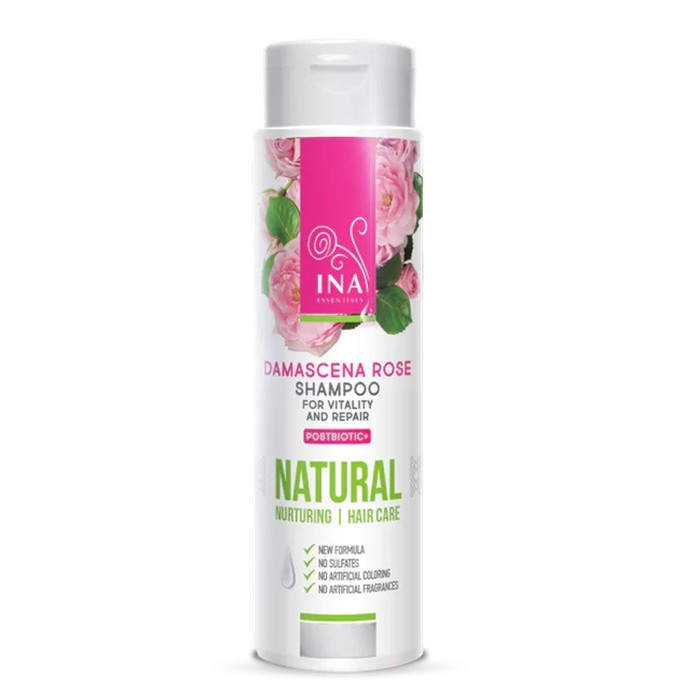Damascena Rose Prírodný Ružový šAmpón Na Suché A Poškodené Vlasy 200ml