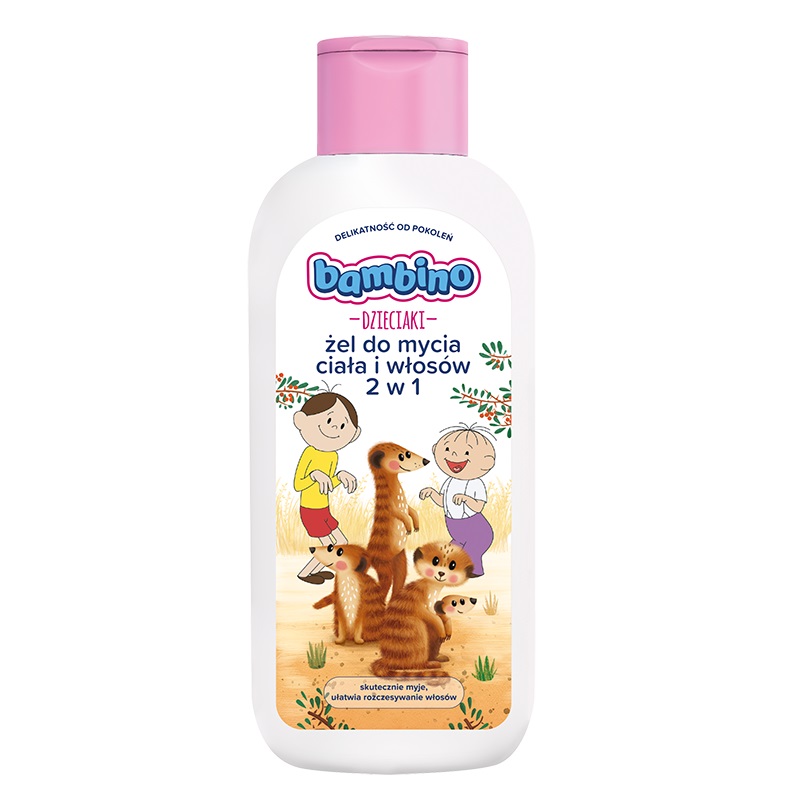 Dzieciaki 2v1 Gél Na Umývanie Tela A Vlasov Bolek A Lolek Surikaty 400 Ml