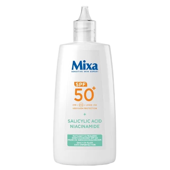 Kwas Salicylowy + Niacynamid Matujúci Ultralahký Ochranný Krém SPF50 Proti Nedokonalostiam 40 Ml