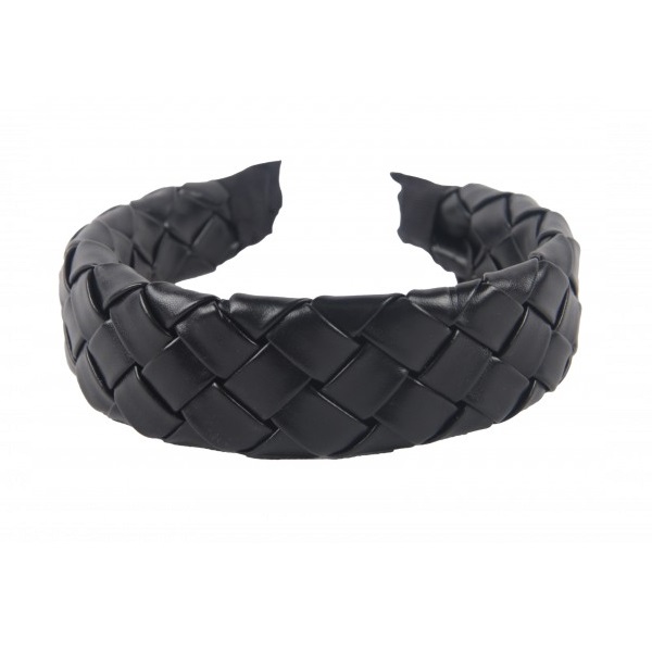 Pletená čElenka Do Vlasov čIerna FA-5761