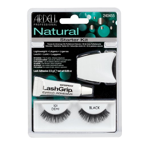 Natural Set Natural 101 1 Pár Umelých Rias Black + Lash Adhesive – Lepidlo Na Riasy 2,5 G + Lash Applicator – Aplikátor Na Riasy