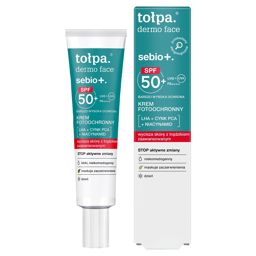 Tolpa Dermo Face Sebio+ Fotoprotektívny Krém SPF50+ 40ml