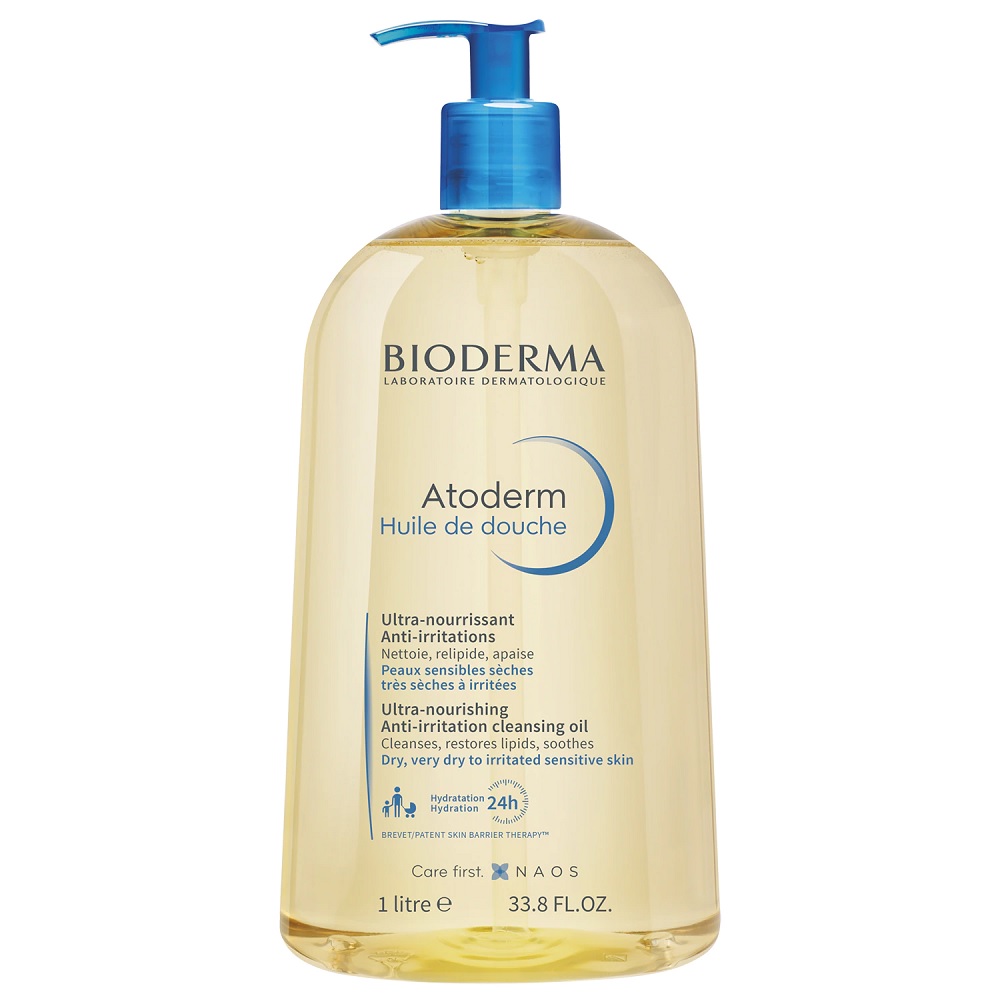 Atoderm Huile De Douche Hydratačný Olej Do Kúpeľa A Sprchy 1000ml