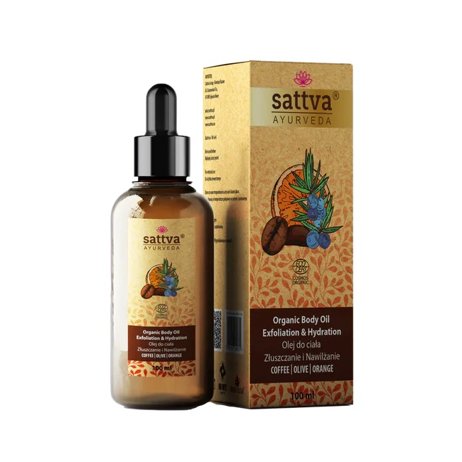 Organic Body Oil Organický Masážny Olej Na Telo Káva A Pomaranč 100 Ml