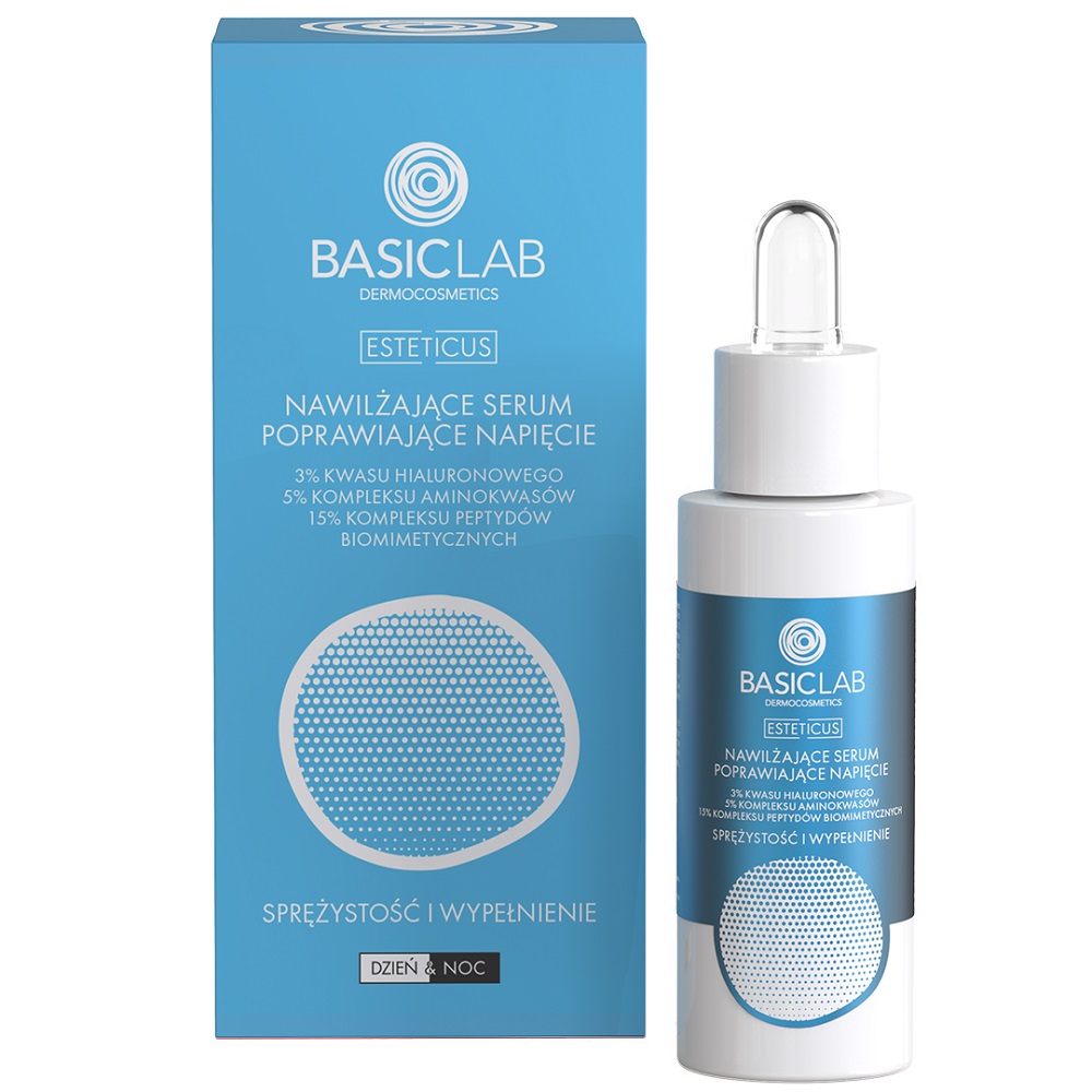Esteticus Hydratačné Sérum Na Zlepšenie Napätia S 3 % Kyseliny Hyalurónovej A 15 % Biomimetického Peptidového Komplexu Springiness And Filling 30 Ml