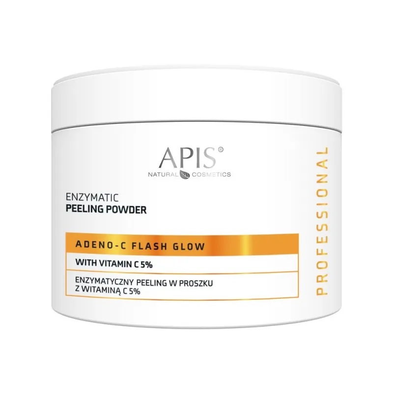 Adeno-C Flash Glow Enzymatický Práškový Peeling S 5 % Vitamínom C, 150 G