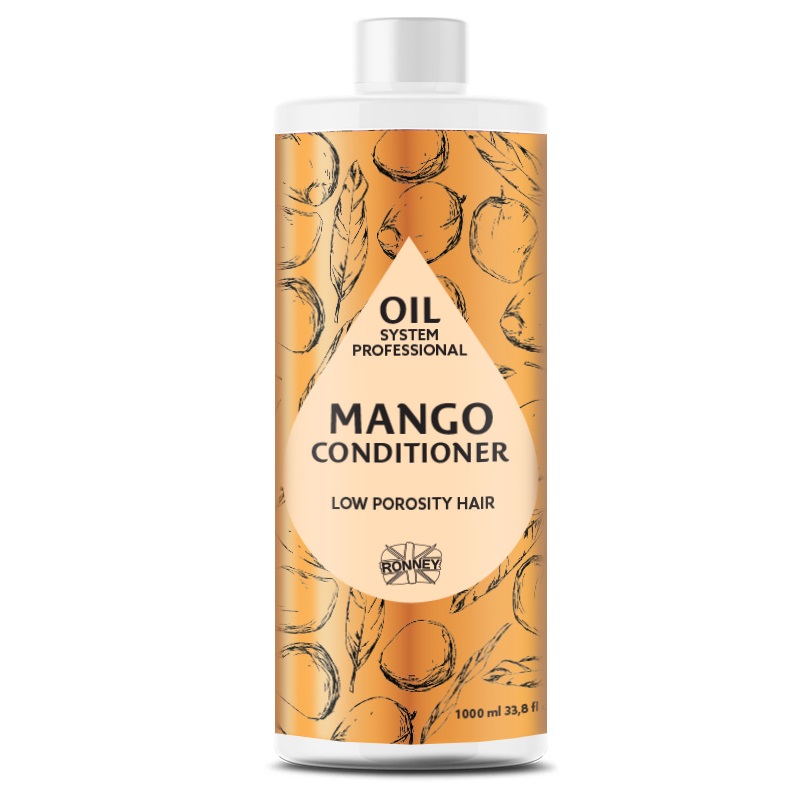 Professional Oil System Kondicionér Na Vlasy S Nízkou Pórovitosťou Mango 1000ml