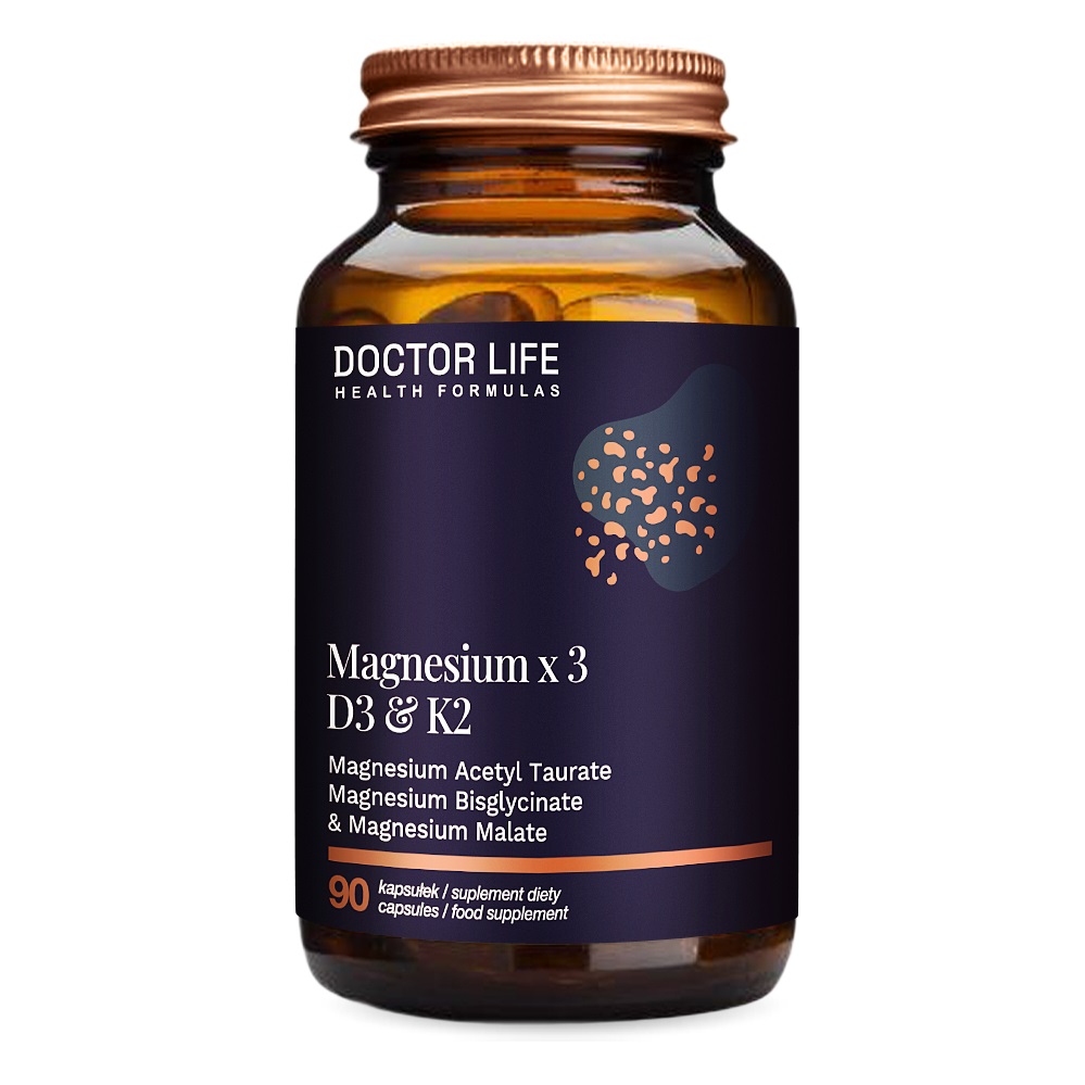 Magnesium X3 D3 & K2 Výživový Doplnok Na Podporu Zdravia Kardiovaskulárneho Systému A K…