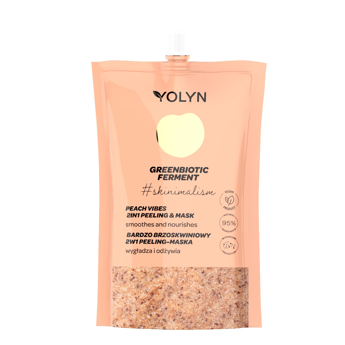 Greenbiotic Ferment Vyživujúci Peelingovú Masku Na Tvár Very Peach 50ml