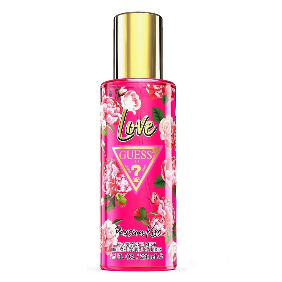 Love Fragrance Mist Love Passion Kiss Telový Sprej 250 Ml