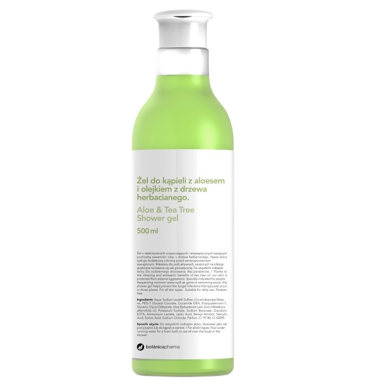 Sprchový Gél S Aloe A čAjovníkovým Olejom 500 Ml