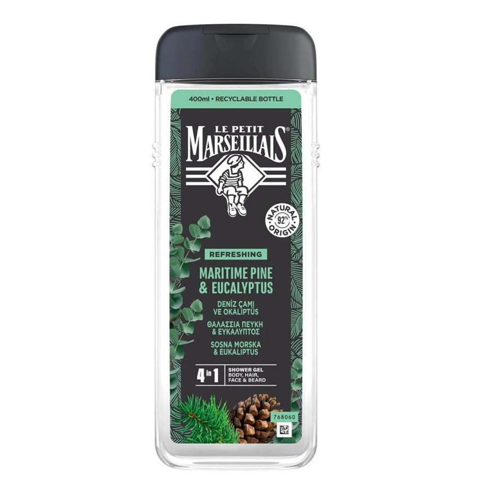 Shower Gel Maritime Pine & Eucalyptus Sprchový Gél 4 V 1 S Morskou Borovicou A Eukalyptom 400 Ml