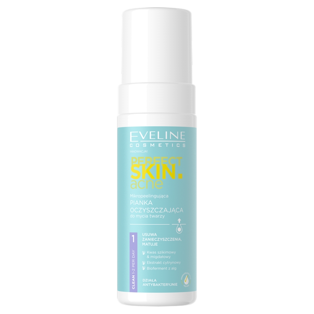 Perfect Skin.Acne Mikropeelingová čIstiaca Pena Na Umývanie Tváre 150 Ml