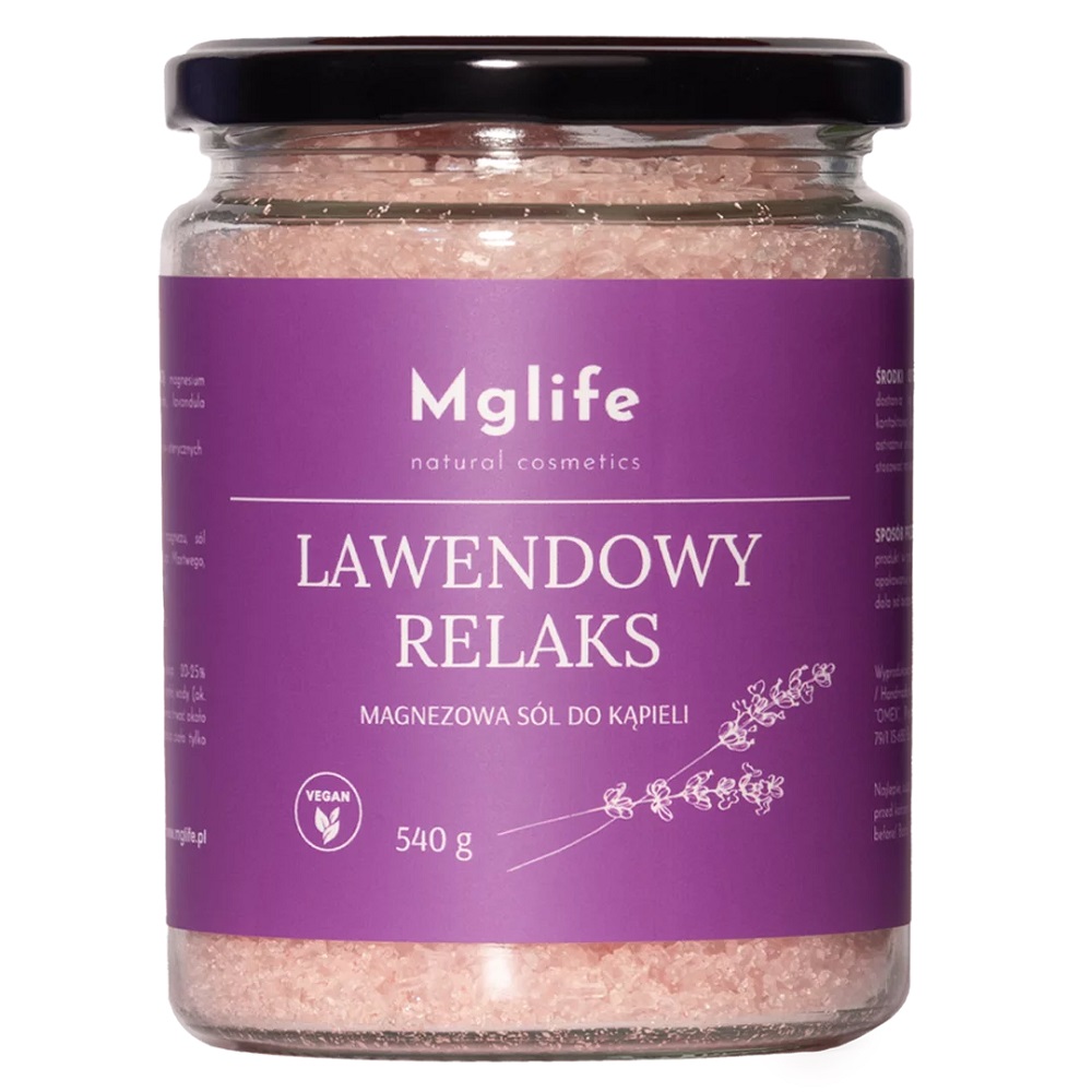 Levanduľová Relaxačná Magnéziová Soľ Do Kúpeľa 540g