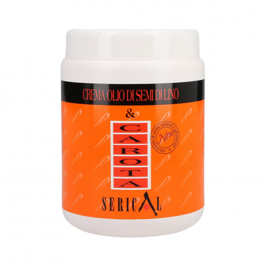 Kallos, Serical Crema Olio Di Semi Di Lino Carota Vlasy Maska S Mrkvovým Extraktom 1000ml