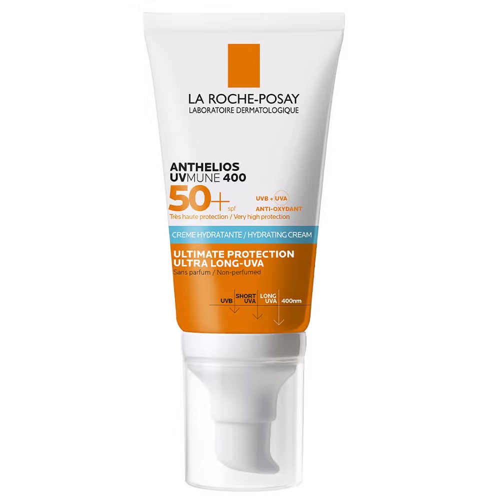Anthelios Uvmune 400 Hydratačný Krém Bez Vône SPF50+ 50ml