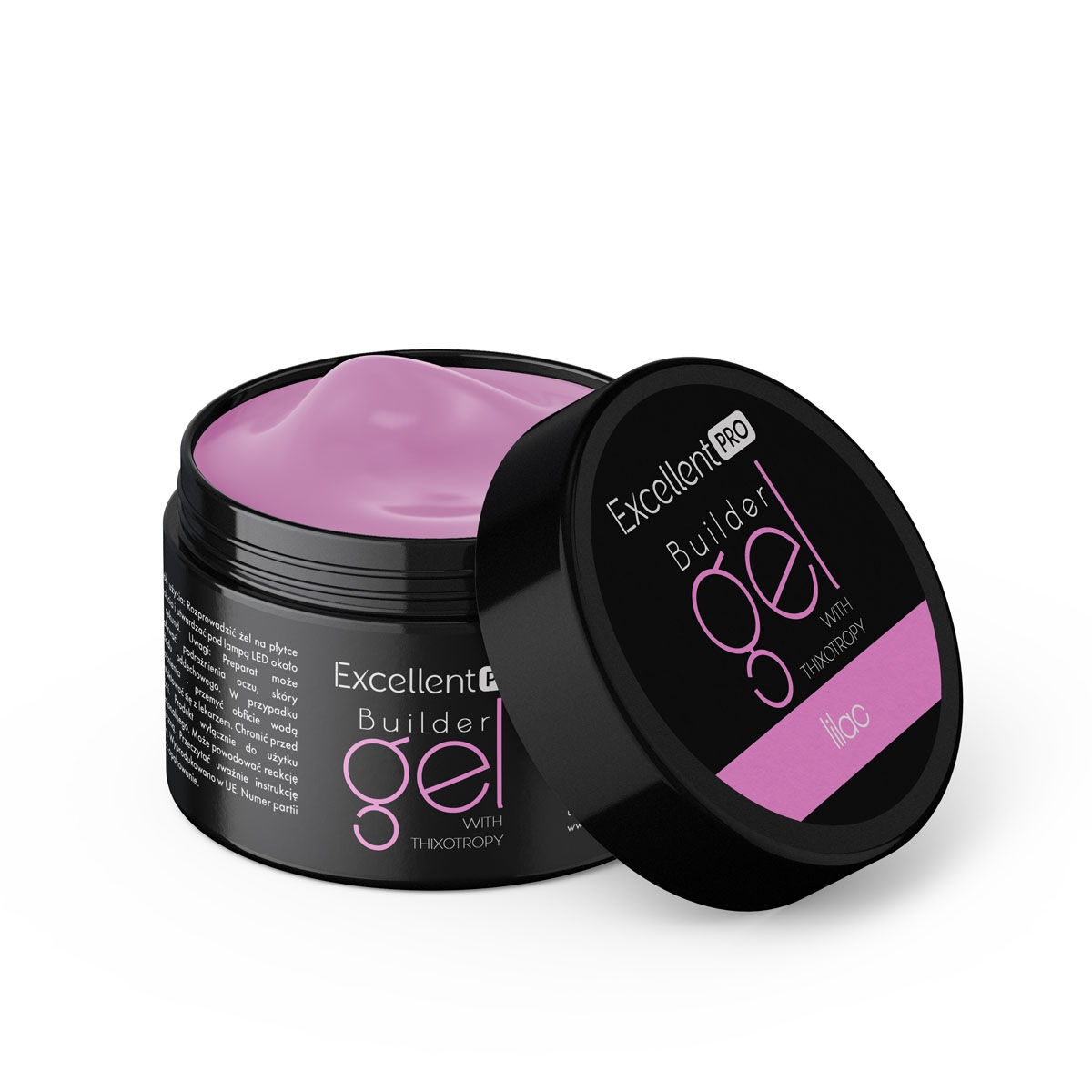 Builder Gel With Thixotropy Lilac 15g Stavbový Gél S Tixotropnými Vlastnosťami Lilac 15 G