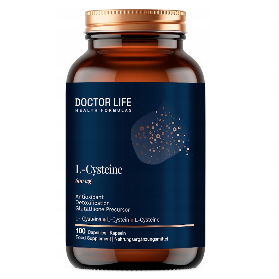 L-Cysteine 600mg Doplnok Stravy 100 Kapsúl