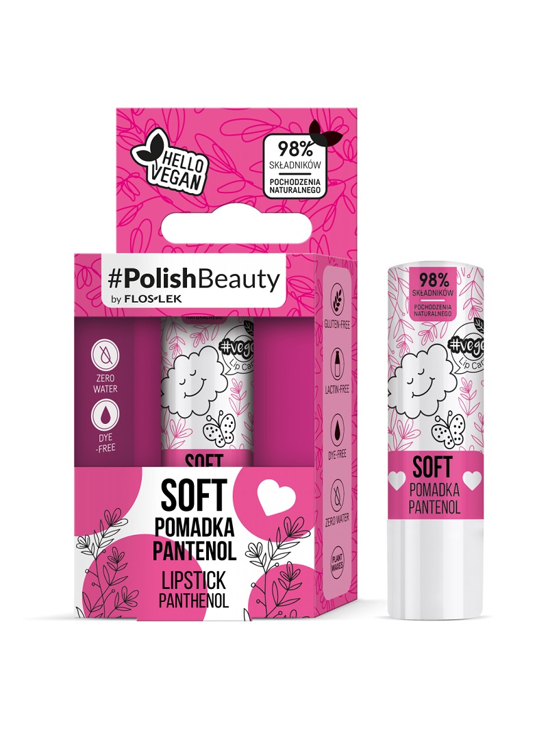Vege Lip Care Jemný Vegánsky Rúž Panthenol 4,1g 4.1 g