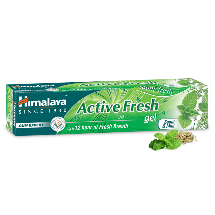 Herbals Active Fresh Gelová Zubná Pasta Bez Fluoridu 80g