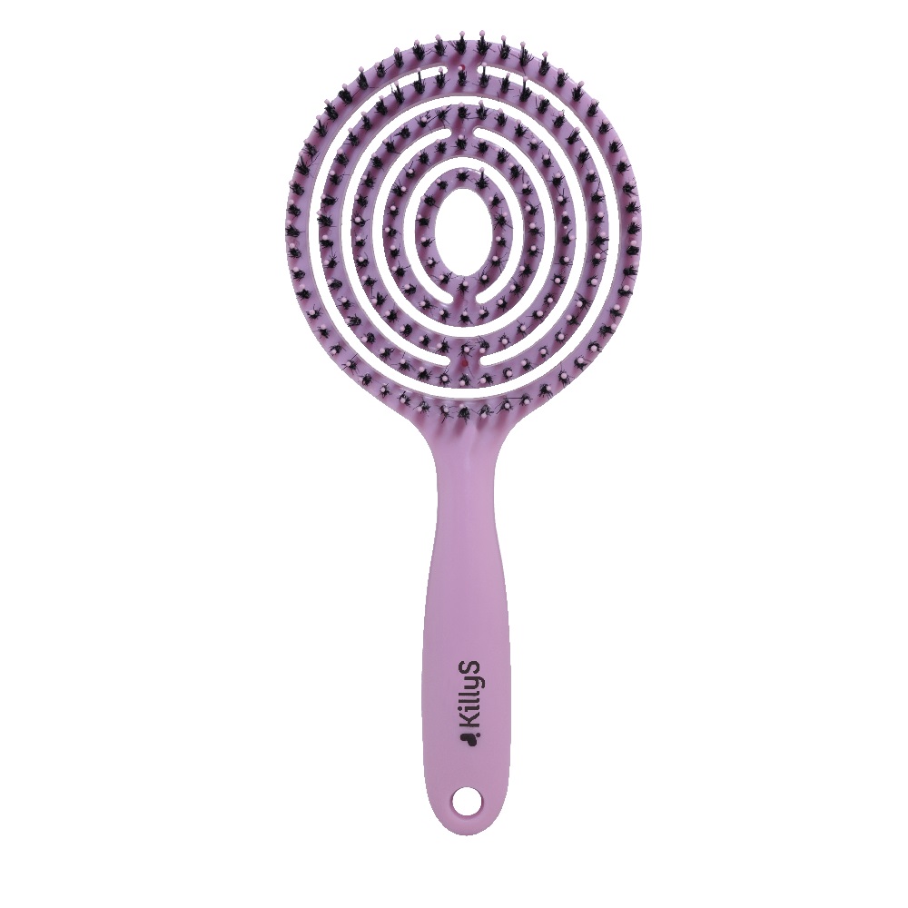 Ovalo Flexi Kefa Na Vlasy Oválna Kefa Na Vlasy Powder Pink