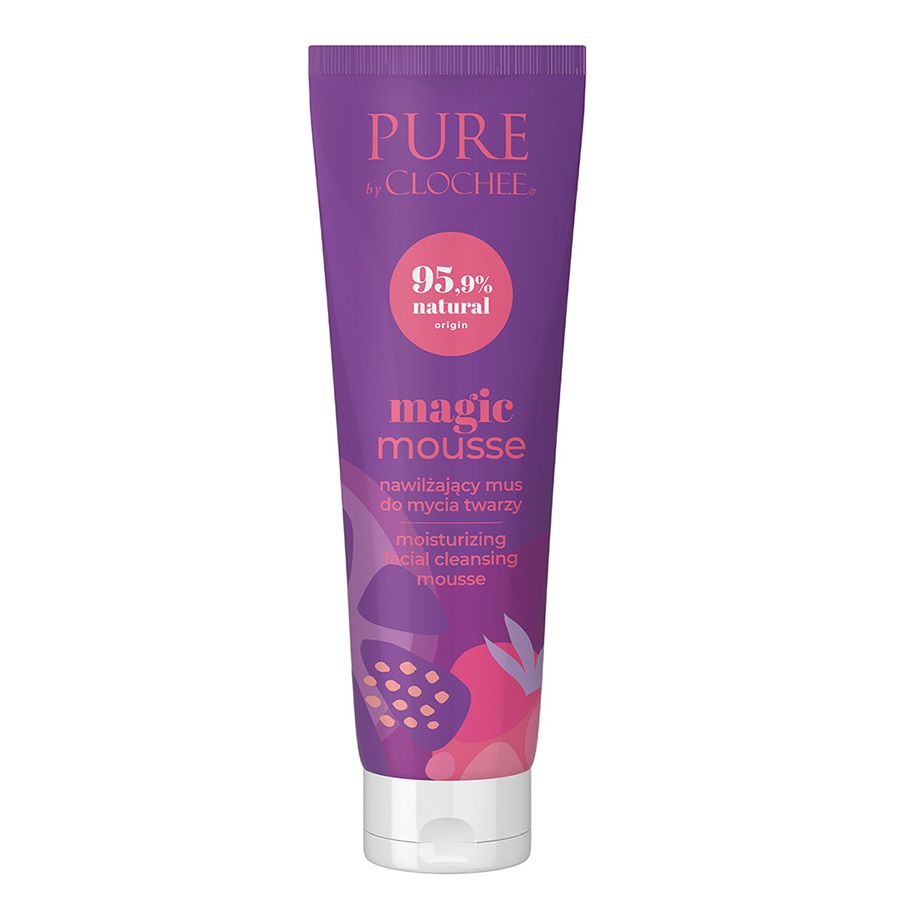 Pure By Clochee Magic Mousse Hydratačný Penový čIstiaci Prípravok Na Tvár 90 Ml