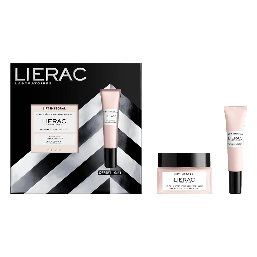 LIFT INTEGRAL Sada Spevňujúci Denný Krém-gél 50ml + Liftingový Očný Krém 15ml