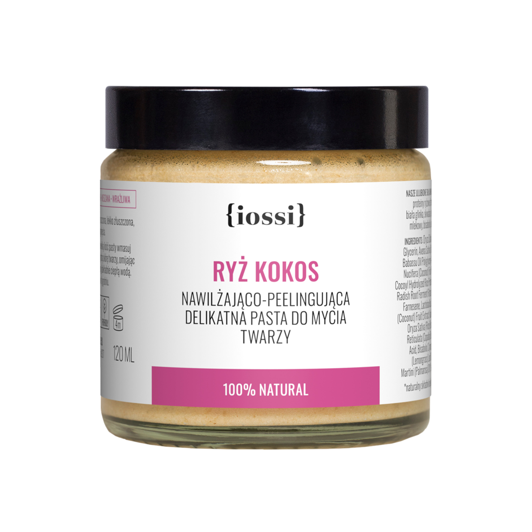 Oczyszczanie Hydratačný A Exfoliačný Jemný čIstiaci Gél Na Tvár S Ryžou A Kokosom 120 Ml
