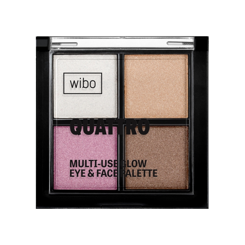 Quattro Multi-Use Glow Palette Viacúčelová Rozjasňujúca Paleta Na Tvár A Telo 6g