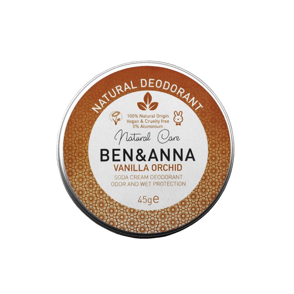 Prírodný Dezodorant Prírodný Krémový Dezodorant V Hliníkovej Plechovke Vanilla Orchid 45g
